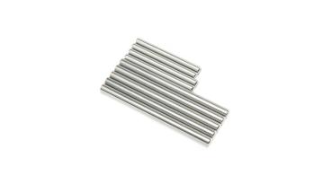 TLR Hinge Pin Set, Polished: 22X-4 - TLR234124