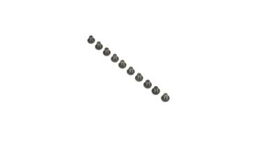 TLR Button Head Screws, M3 x 4mm (10) - TLR235015
