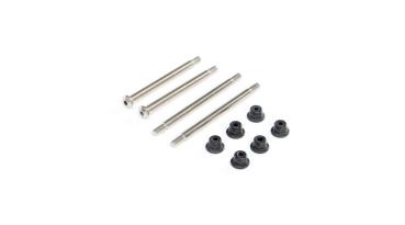 TLR Outer Hinge Pins, 3.5mm, Electro Nickel (2): 8X - TLR244044