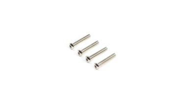 TLR Left Hand Button Head Screws, M3x20mm (4) - TLR245006