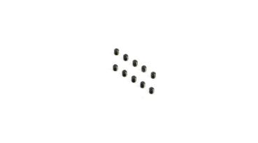 TLR Cup Point Set Screws, M2.5x3mm (10) - TLR245014