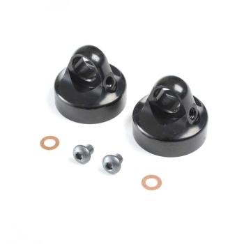 TLR Domed Bleeder Shock Caps, Aluminum, G3 (2): 22 - TLR333021