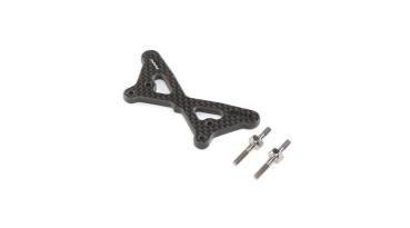 TLR Carbon Front Tower w/Ti Standoffs: 22 5.0 - TLR334054