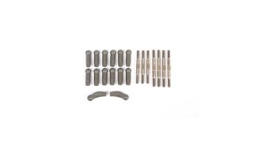 TLR HD Turnbuckle Kit, Titanium: 22X-4 - TLR334077