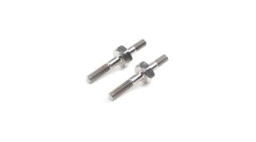 TLR Shock Standoff, Carbon Tower, Titanium (2): 22 5.0 - TLR336010