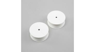 TLR Front Wheel, Stiffezel, 12mm Hex, White(2): 22 4.0 - TLR43017