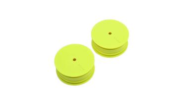 TLR Front Wheel, Stiffezel, 12mm Hex, Yel (2): 22 4.0 - TLR43018