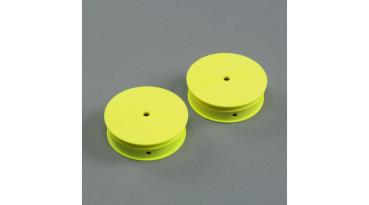 TLR Narrow Front Wheel, Stiffezel, Yellow (2): 22 - TLR43020