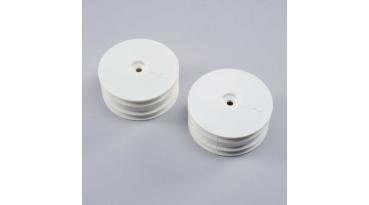 TLR Front Wheel, White (2): 22X-4 - TLR43022