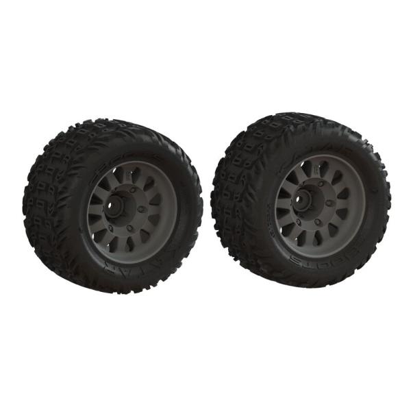 Arrma dBoots 'Katar' Tire Set Glued (2) - ARA-1553