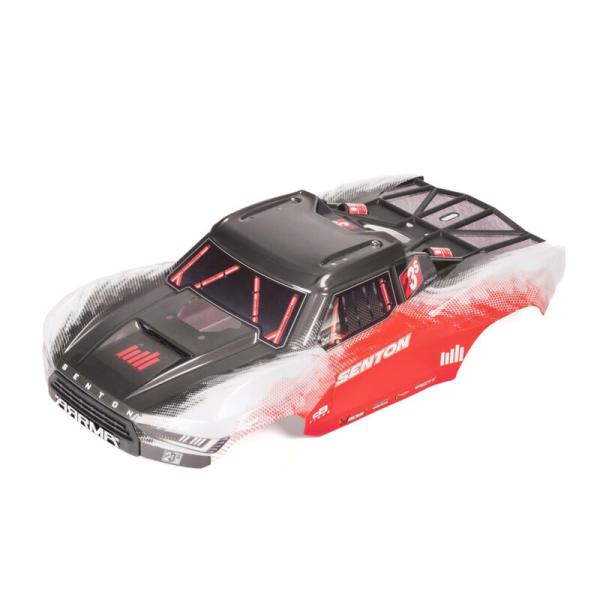 Arrma SENTON Clipless Painted Decaled Trimmed Body, Red - ARA-1626