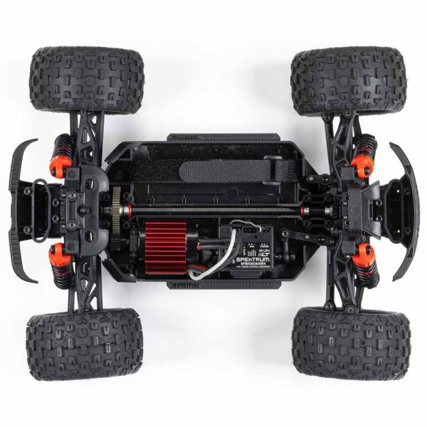 Arrma 1/18 GRANITE GROM MEGA 380 Brushed 4X4 Monster Truck RTR with Battery & Charger Red - ARA2102T2