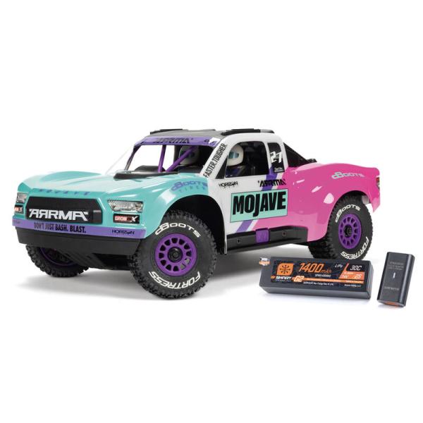 Arrma 1/16 MOJAVE GROM 223S DSC 4X4 RTR Brushless Desert Truck Offroad RC-Car Teal - ARA2304ST1