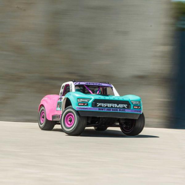 Arrma 1/16 MOJAVE GROM 223S DSC 4X4 RTR Brushless Desert Truck Offroad RC-Car Teal - ARA2304ST1