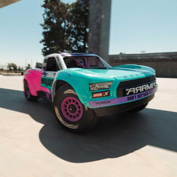 Arrma 1/16 MOJAVE GROM 223S DSC 4X4 RTR Brushless Desert Truck Offroad RC-Car Teal - ARA2304ST1