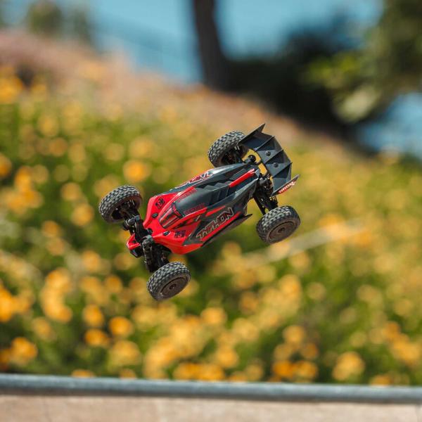Arrma 1/14 TYPHON GROM 223S DSC 4X4 RTR Brushless Buggy Offroad RC-Car, Red - ARA2306ST1