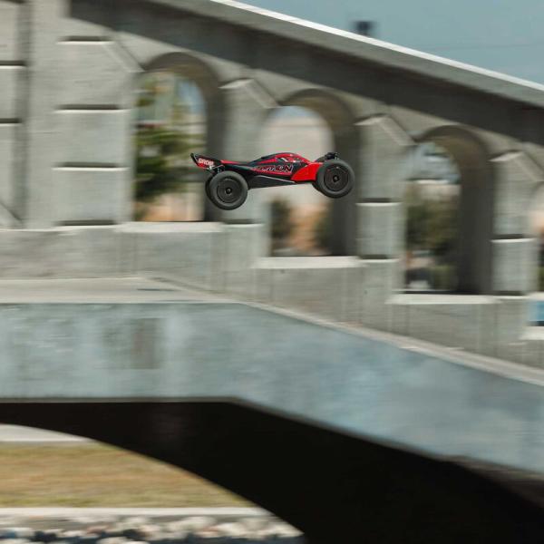 Arrma 1/14 TYPHON GROM 223S DSC 4X4 RTR Brushless Buggy Offroad RC-Car, Red - ARA2306ST1