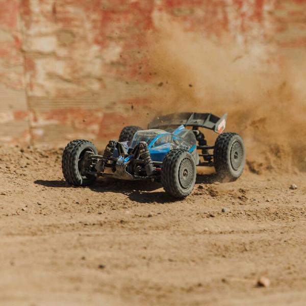 Arrma 1/14 TYPHON GROM 223S DSC 4X4 RTR Brushless Buggy RC-Offrad Car, Blue (Battery & Charger Included) - ARA2306ST2