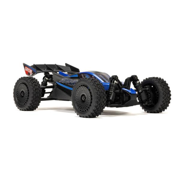 Arrma 1/14 TYPHON GROM 223S DSC 4X4 RTR Brushless Buggy RC-Offrad Car, Blue (Battery & Charger Included) - ARA2306ST2