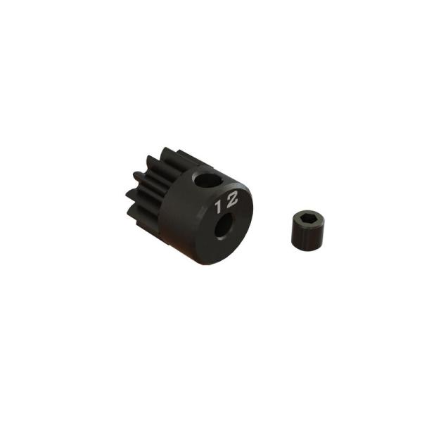Arrma 12T 0.8Mod 1/8" Bore CNC Steel Pinion Gear - ARA311074