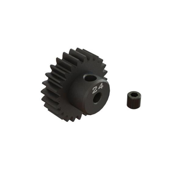 Arrma 24T 0.8Mod 1/8" Bore CNC Steel Pinion Gear - ARA311086