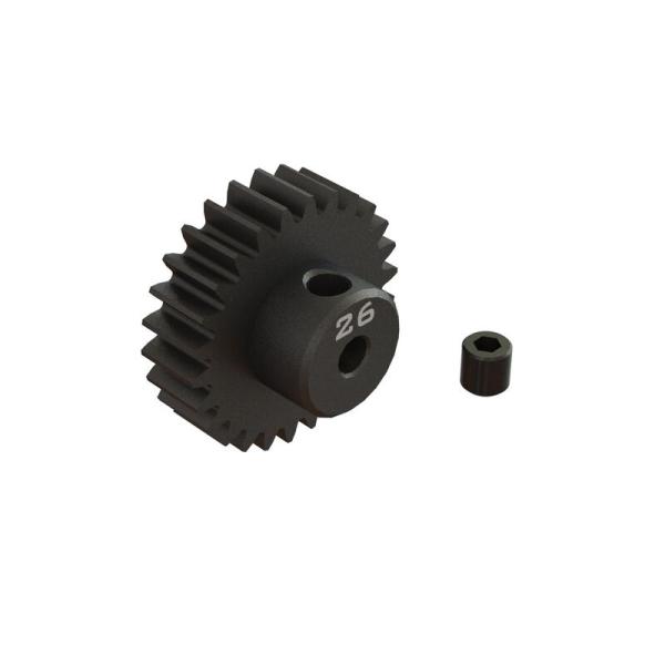 Arrma 26T 0.8Mod 1/8" Bore CNC Steel Pinion Gear - ARA311088