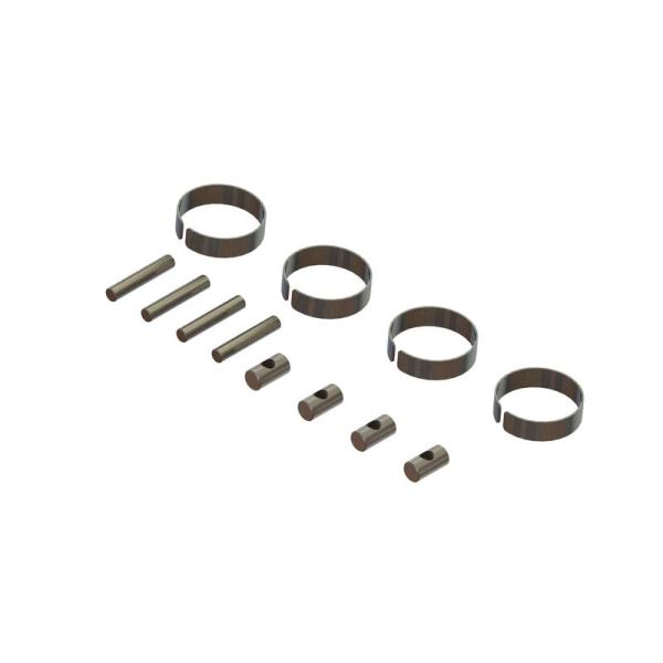 Arrma CVD Driveshaft Metal Fittings (1 Pair) - ARA311150