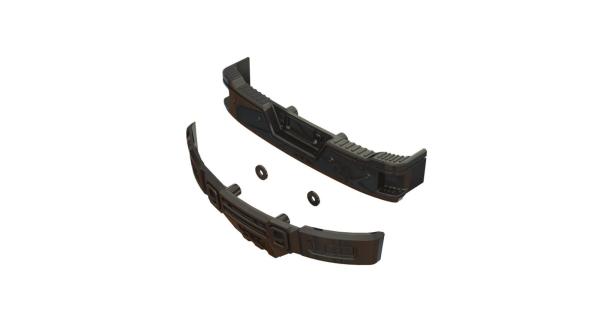 Arrma Bumper Set (Black Chrome) - ARA320461