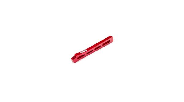 Arrma Front Center Chassis Brace Aluminum 118mm Red - ARA320565