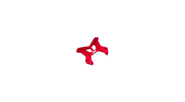 Arrma Front Shock Tower CNC 7075 T6 Aluminum M Red - ARA320576