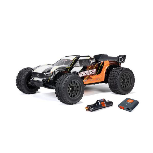Arrma 1/10 VORTEKS MEGA 550 2WD Stadium Truck RTR with Battery & Charger Orange - ARA3205ST1