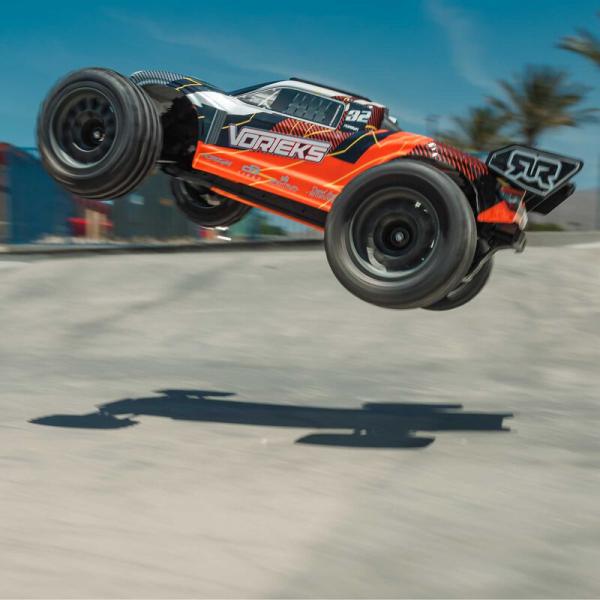 Arrma 1/10 VORTEKS MEGA 550 2WD Stadium Truck RTR with Battery & Charger Orange - ARA3205ST1