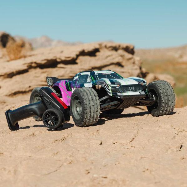 Arrma 1/10 VORTEKS MEGA 550 2WD Stadium Truck RTR with Battery & Charger Purple - ARA3205ST2