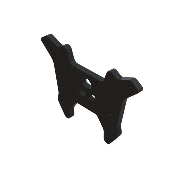 Arrma Front Shock Tower Aluminum Black - ARA320686