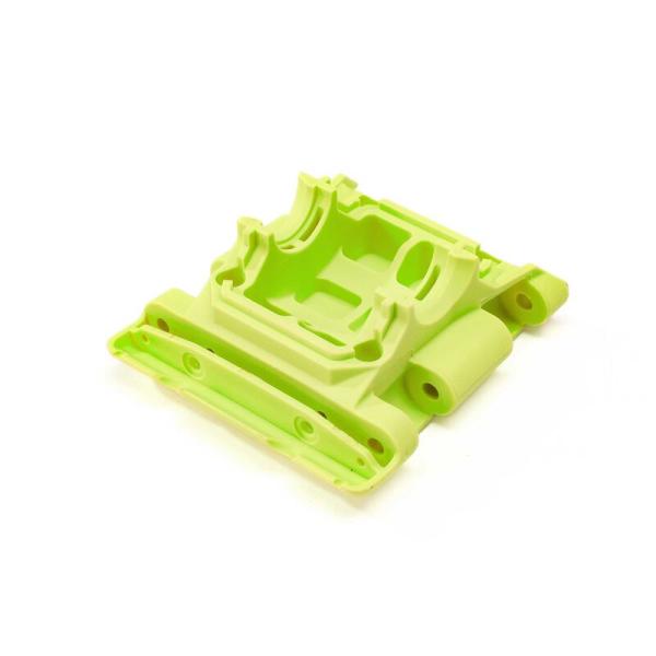 Arrma Rear Lower Skid/Gearbox Mount Fluorescent Yellow - ARA320774