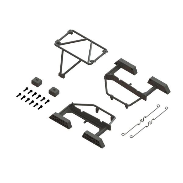 Arrma Desert Truck Body Roll Cage Set Black: GROM - ARA320821