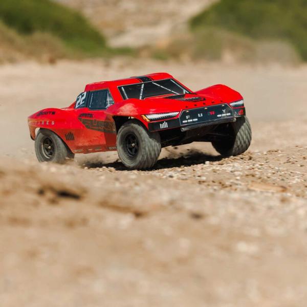 Arrma 1/10 FURY MEGA 550 2WD Short Course Truck RTR with Battery & Charger Red - ARA3221ST1