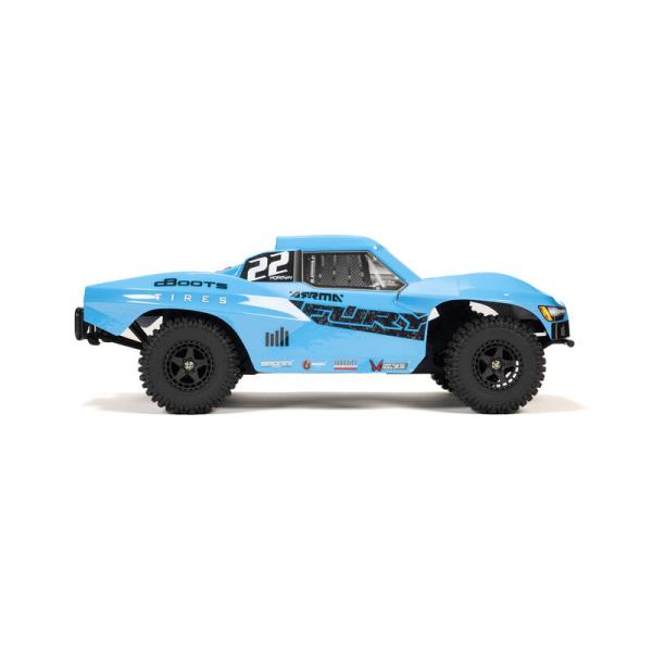 Arrma 1/10 FURY MEGA 550 2WD Short Course Truck RTR with Battery & Charger Blue - ARA3221ST2