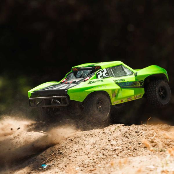 Arrma 1/10 FURY MEGA 550 2WD Short Course Truck RTR Green - ARA3221T1