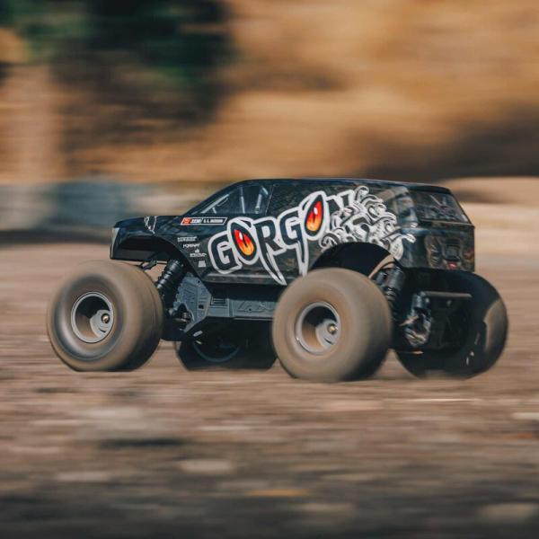 Arrma 1/10 GORGON 4X2 MEGA 550 Brushed Monster Truck Ready-To-Assemble Kit with Battery & Charger - ARA3230SKT1