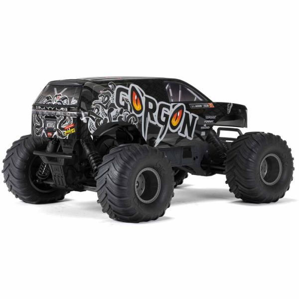Arrma 1/10 GORGON 4X2 MEGA 550 Brushed Monster Truck Ready-To-Assemble Kit with Battery & Charger - ARA3230SKT1