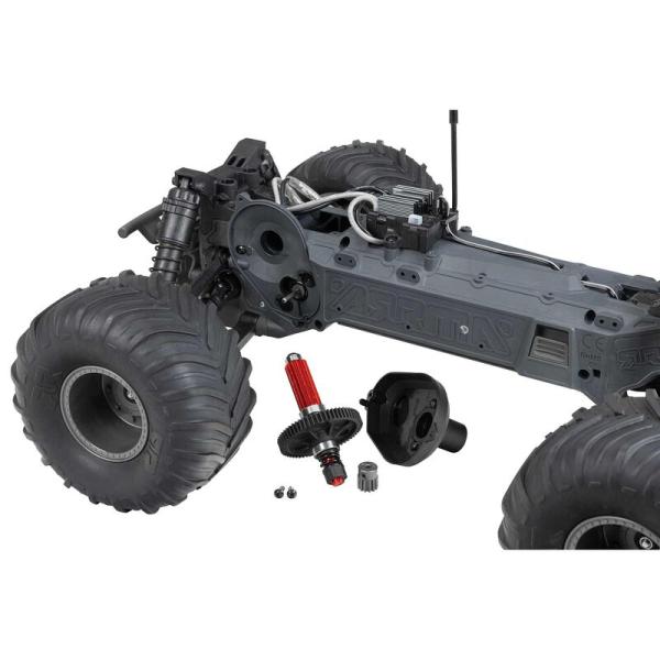 Arrma 1/10 GORGON 4X2 MEGA 550 Brushed Monster Truck Ready-To-Assemble Kit with Battery & Charger - ARA3230SKT1
