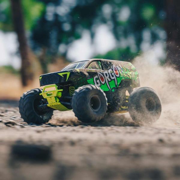 Arrma 1/10 GORGON 4X2 MEGA 550 Brushed Monster Truck RTR with Battery & Charger Yellow - ARA3230ST1