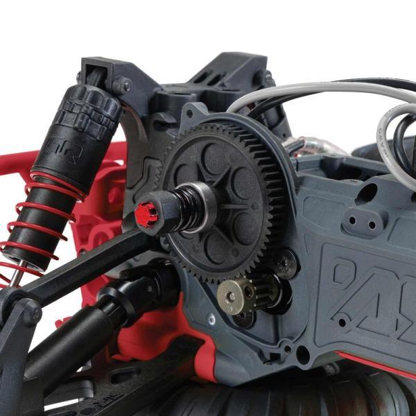 Arrma 1/10 GORGON 4X2 MEGA 550 Brushed Monster Truck RTR with Battery & Charger Red - ARA3230ST2