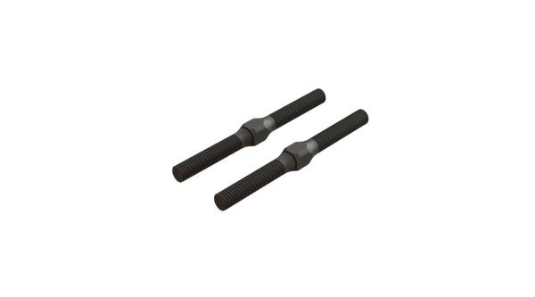Arrma Steel Turnbuckle M4x48mm Black (2) - ARA330542