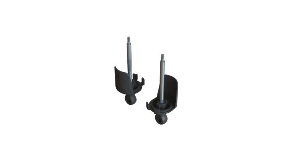 Arrma Shock Shaft, Eyelet and Spring Perch Set Front (2) - ARA330549