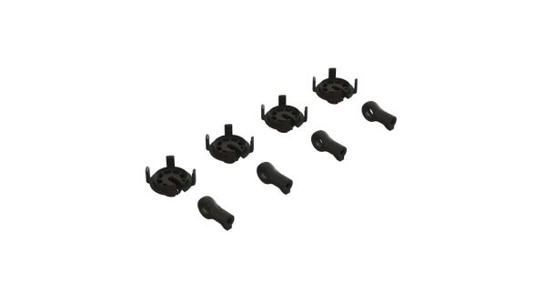 Arrma Shock Rod End & Spring Perch Set (4 Shocks) - ARA330569