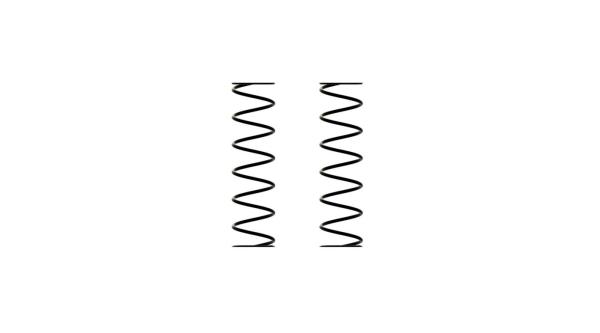 Arrma Shock Springs: 120mm 2.54N/mm (22.48lb/in)(2) - ARA330572
