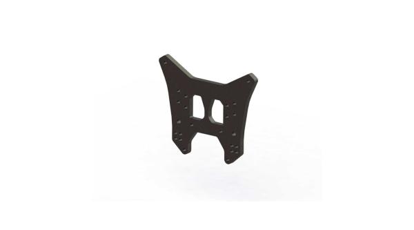 Arrma Aluminum Rear Shock Tower (Black) - ARA330603