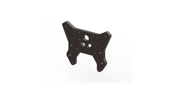Arrma Aluminum Front Shock Tower (Black) - ARA330604